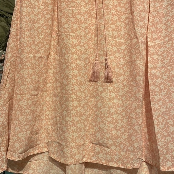 Madewell Light Pink Silk Short‎ Sleeve Sleeveless Top - Picture 3 of 8